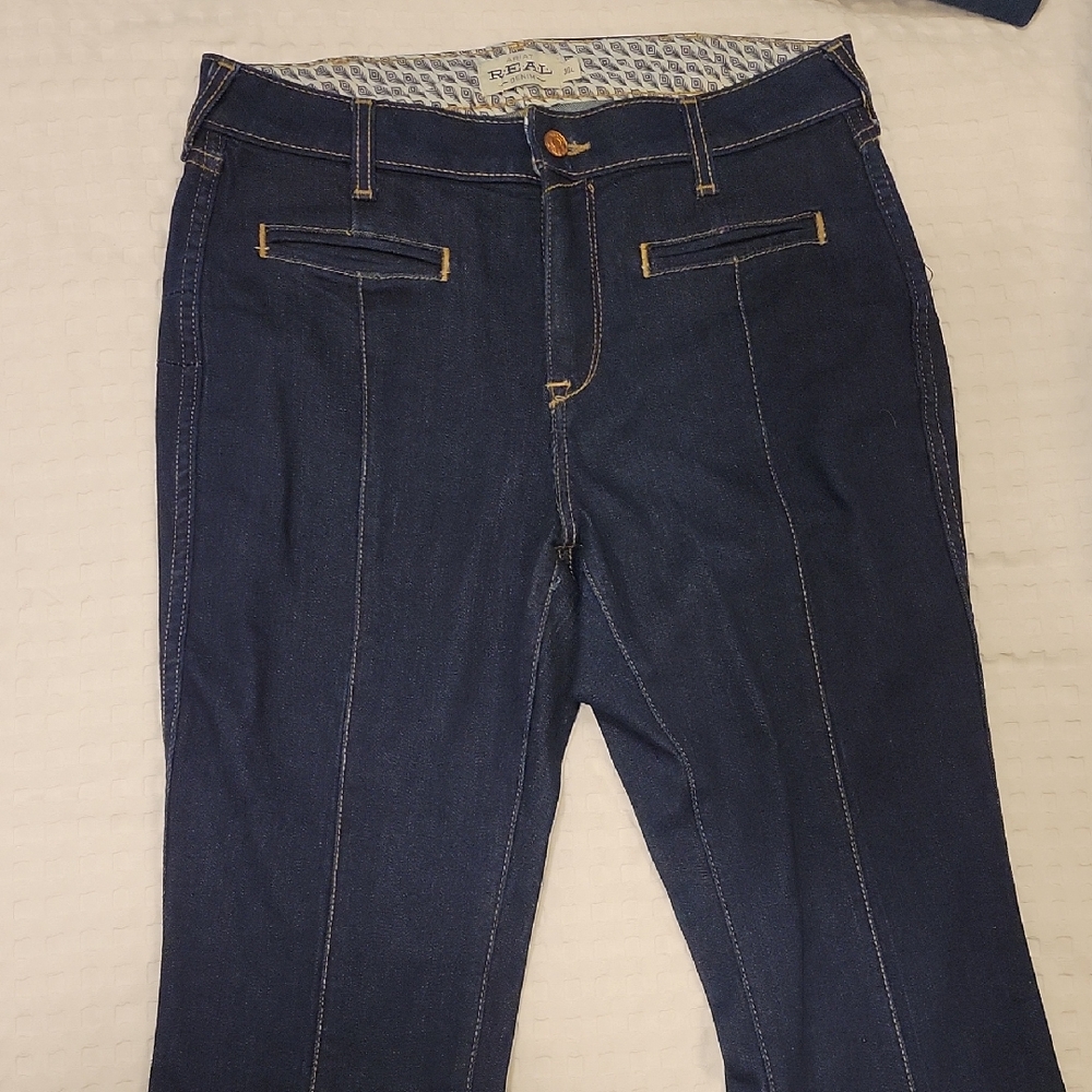 Women Ariat Trousers Dark Wash 30L